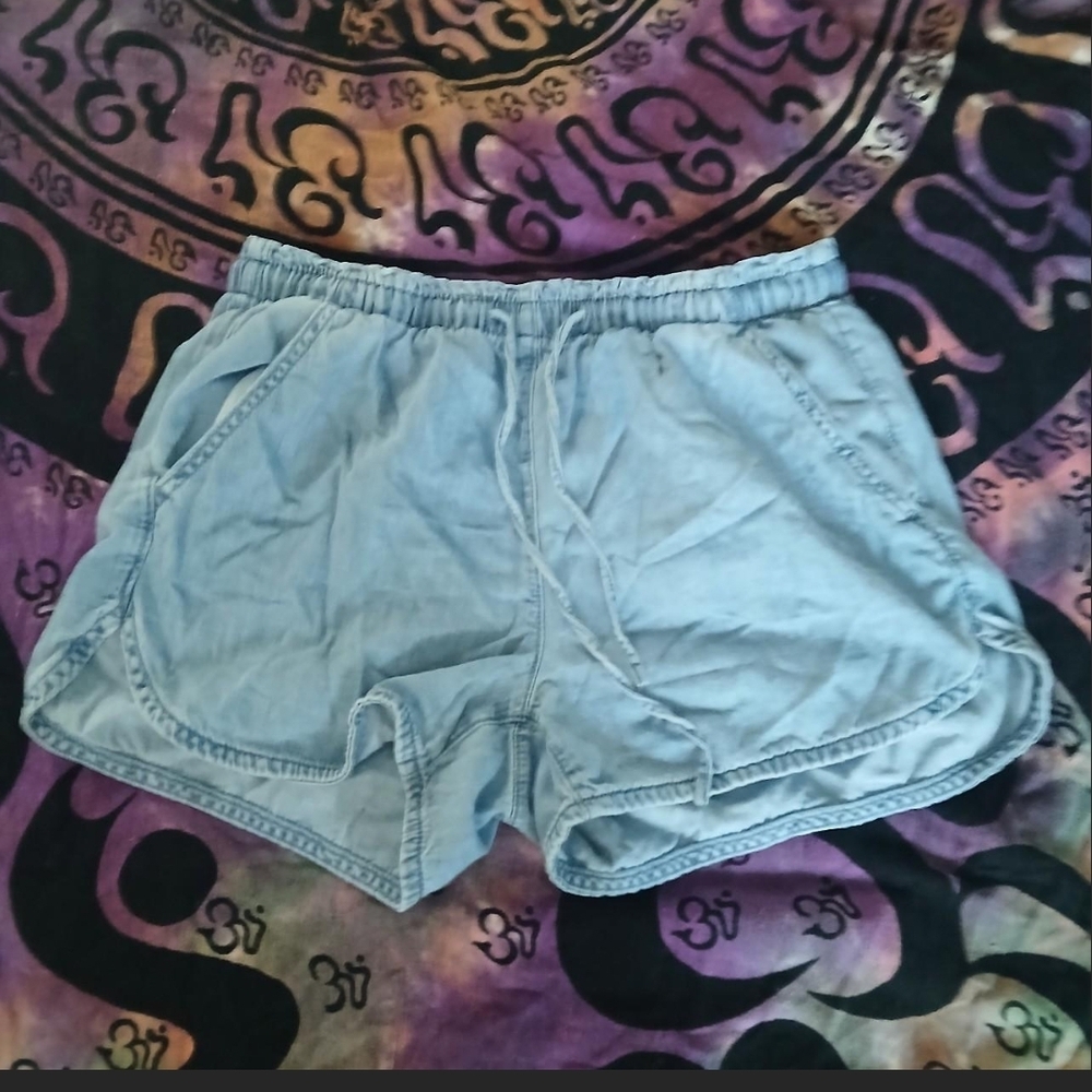 American Eagle Outfitters Light Blue Athletic Shorts